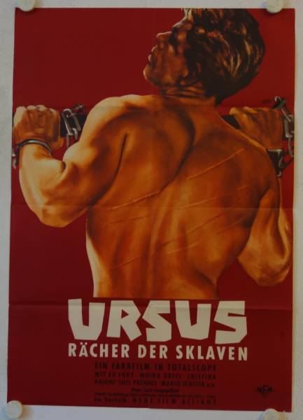 Ursus Rächer der Sklaven originales deutsches Filmplakat